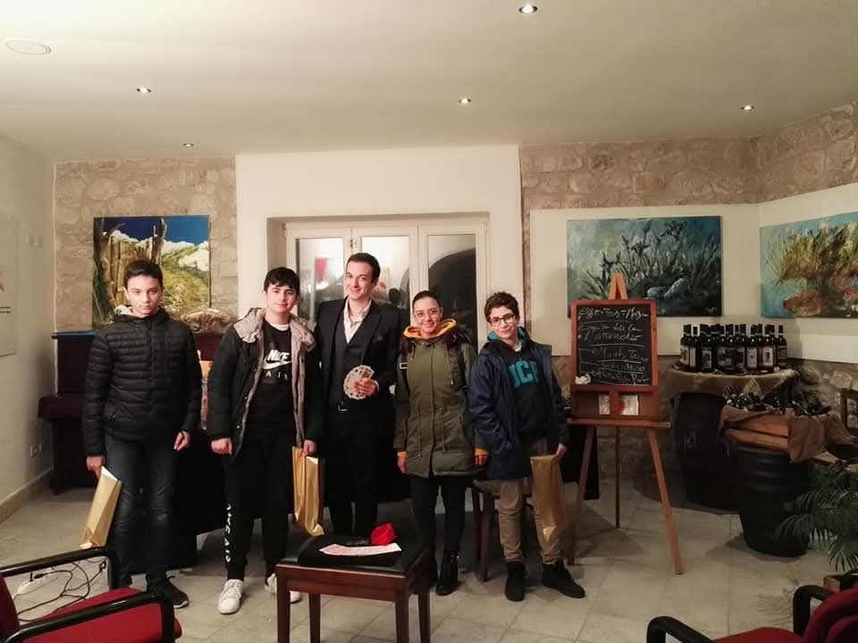 Premiazione dei giovani partecipanti